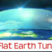 Flat Earth Tunes logo in dome FETunes